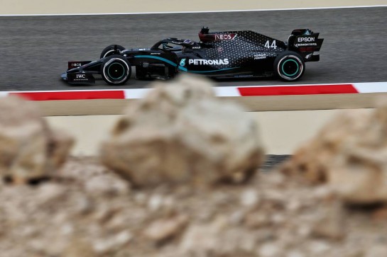 Lewis Hamilton (GBR) Mercedes AMG F1 W11.
27.11.2020. Formula 1 World Championship, Rd 15, Bahrain Grand Prix, Sakhir, Bahrain, Practice Day
- www.xpbimages.com, EMail: requests@xpbimages.com &copy; Copyright: Moy / XPB Images