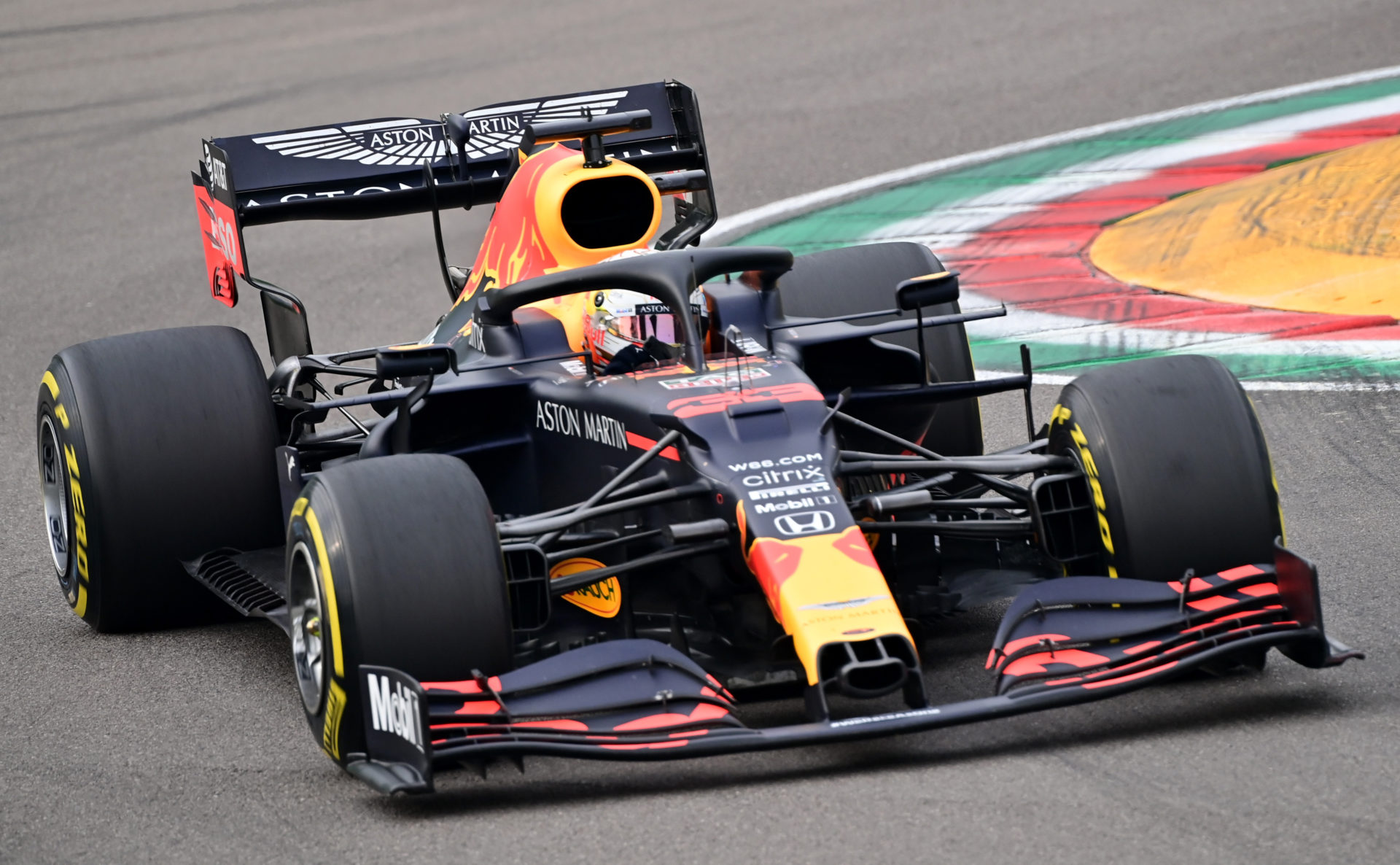 Rd Bull in action at Imola