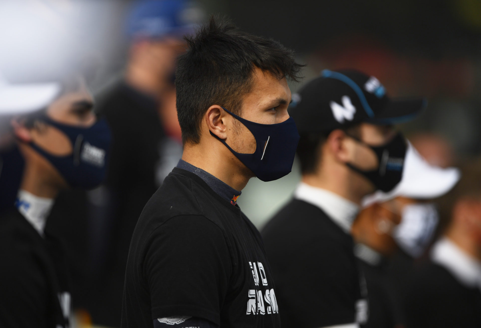 Alex Albon before start of the race at Emilia Romagna Grand Prix