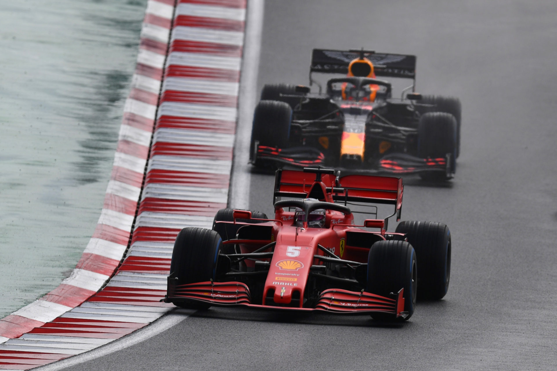 Sebastian Vettel at the Turkish Grand Prix