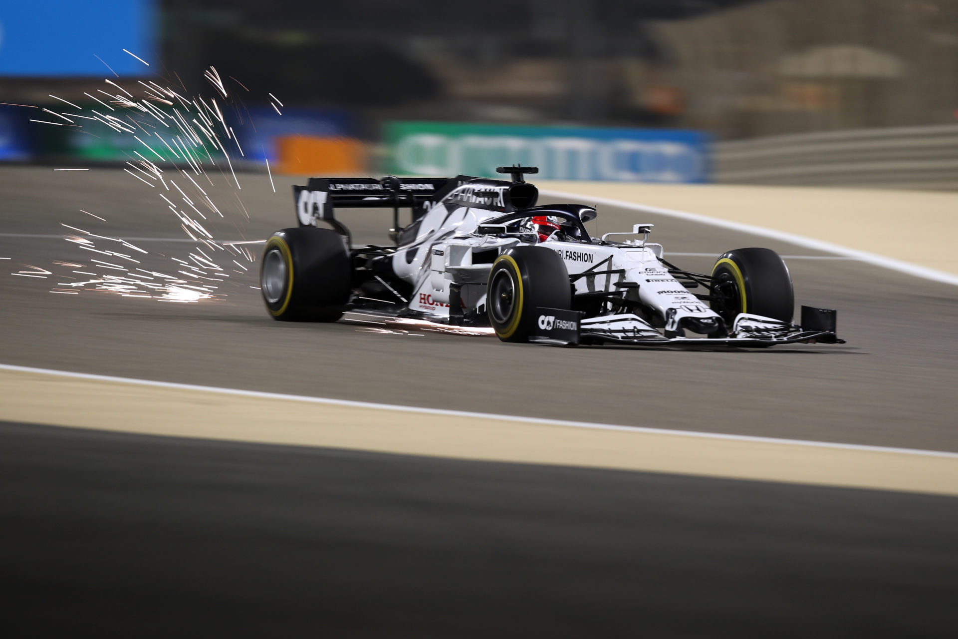 AlphaTauri's Daniil Kvyat during practice in Bahrain