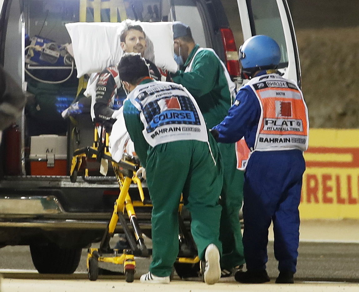 Medical Car Driver Reveals Romain Grosjean Started ‘Moving’ Immediately after Terrifying ’53G’ Impact