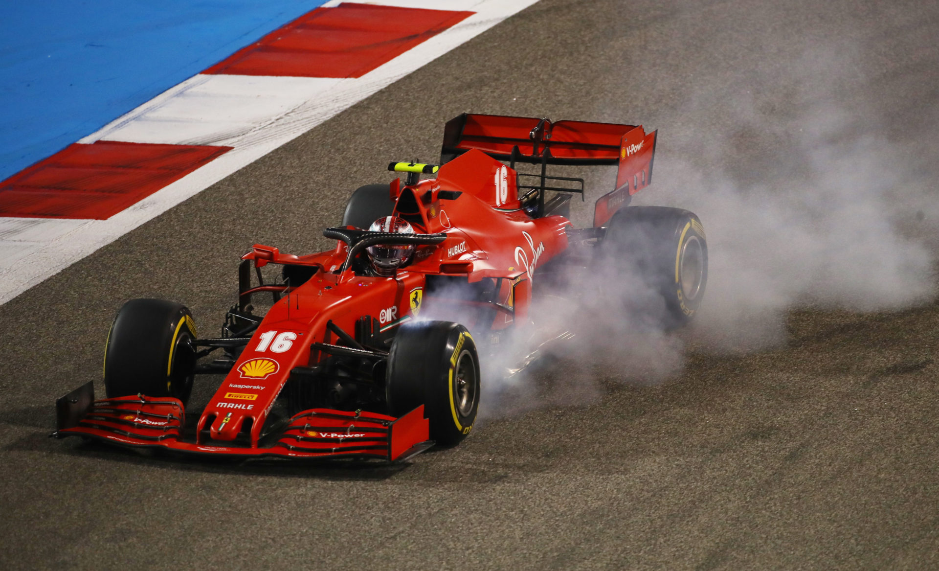 Ferrari driver Charles Leclerc during the Bahrain GP
