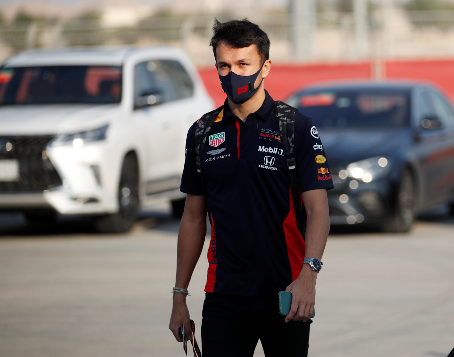 Red Bull driver Alex Albon ahead of Sakhir Grand Prix