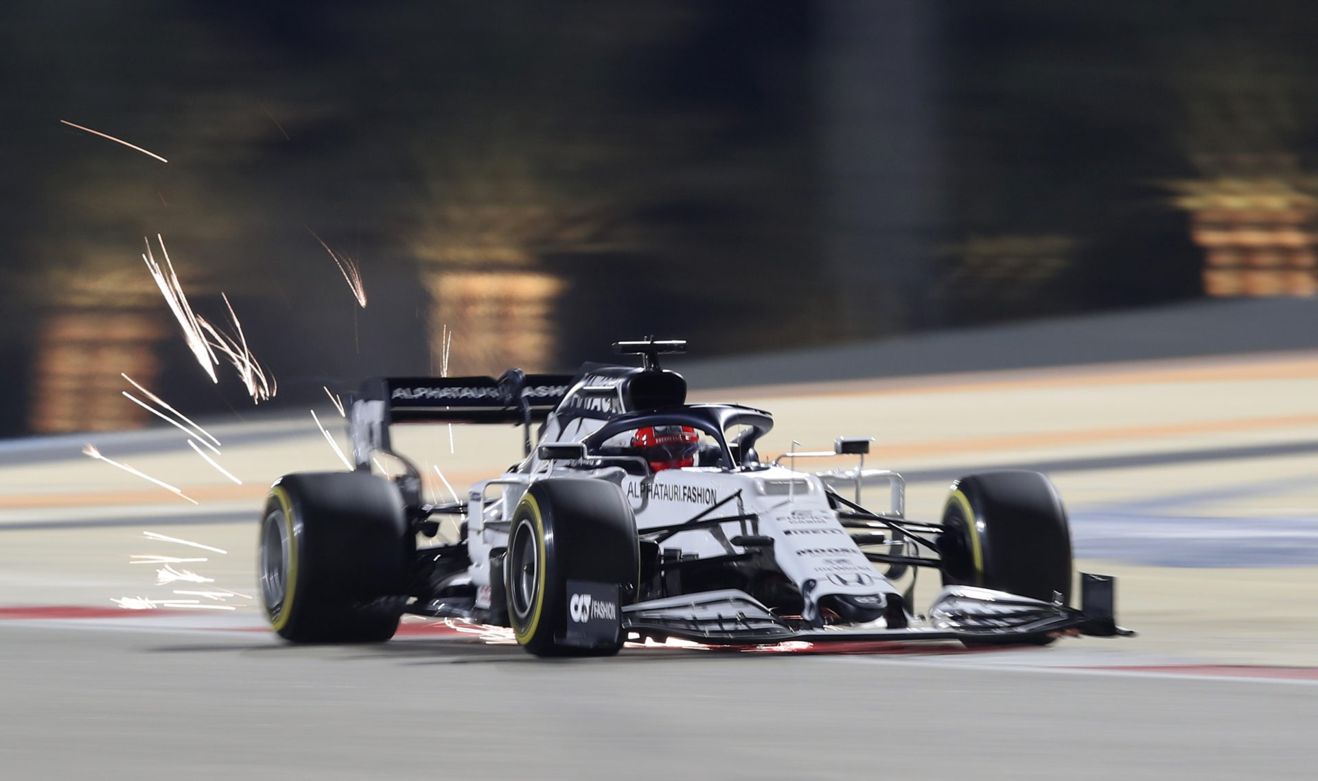 F1 driver Daniil Kvyat during qualifying at Sakhir Grand Prix