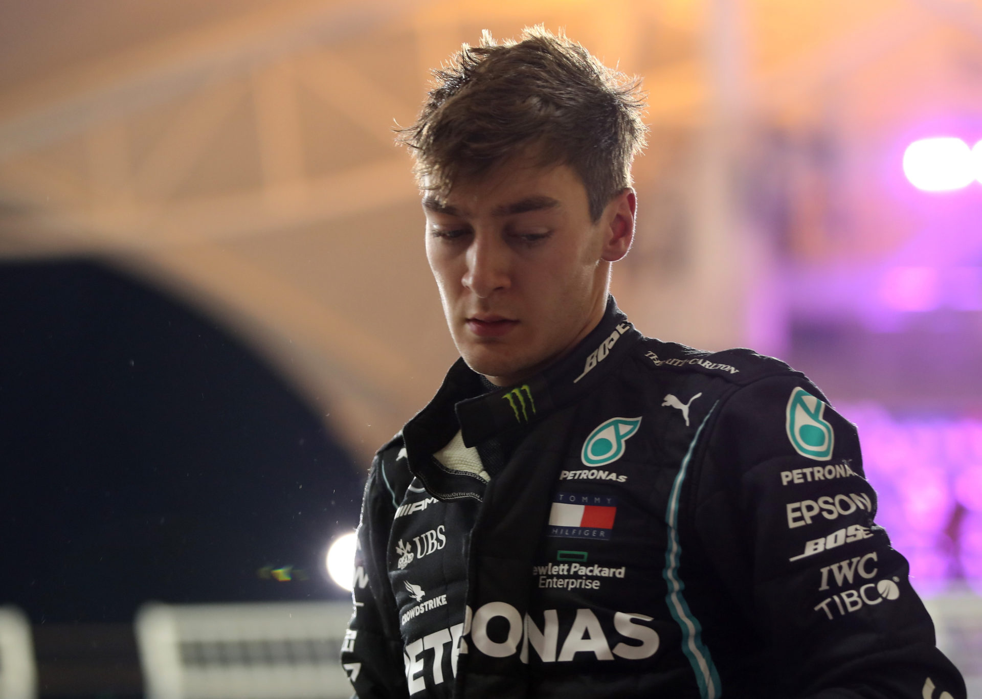 Russell following the qualifying session at Sakhir Grand Prix 2020