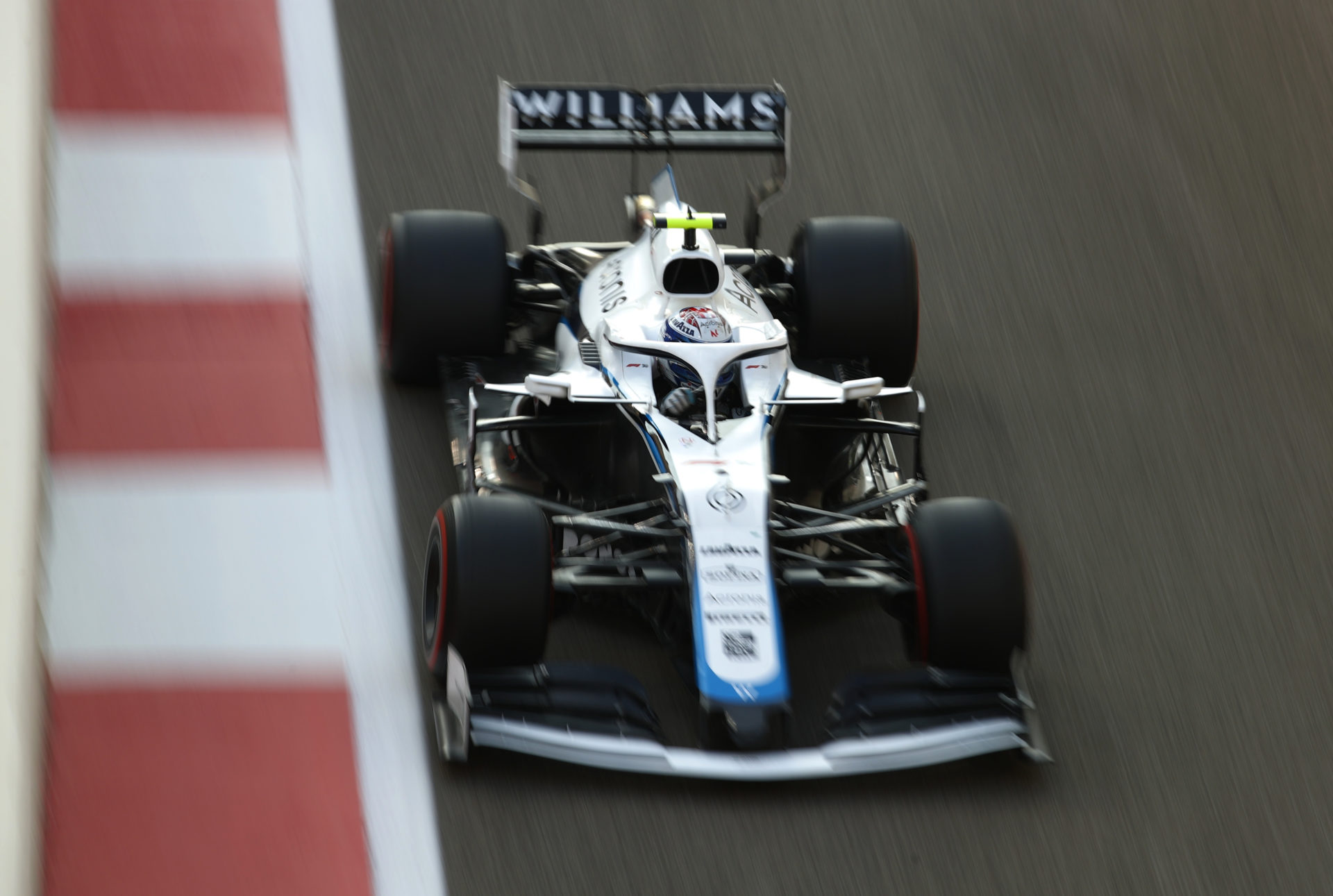 The Williams Racing F1 Cockpit on the track during the race. Jost Capito is the new CEO of the team from 2021.
