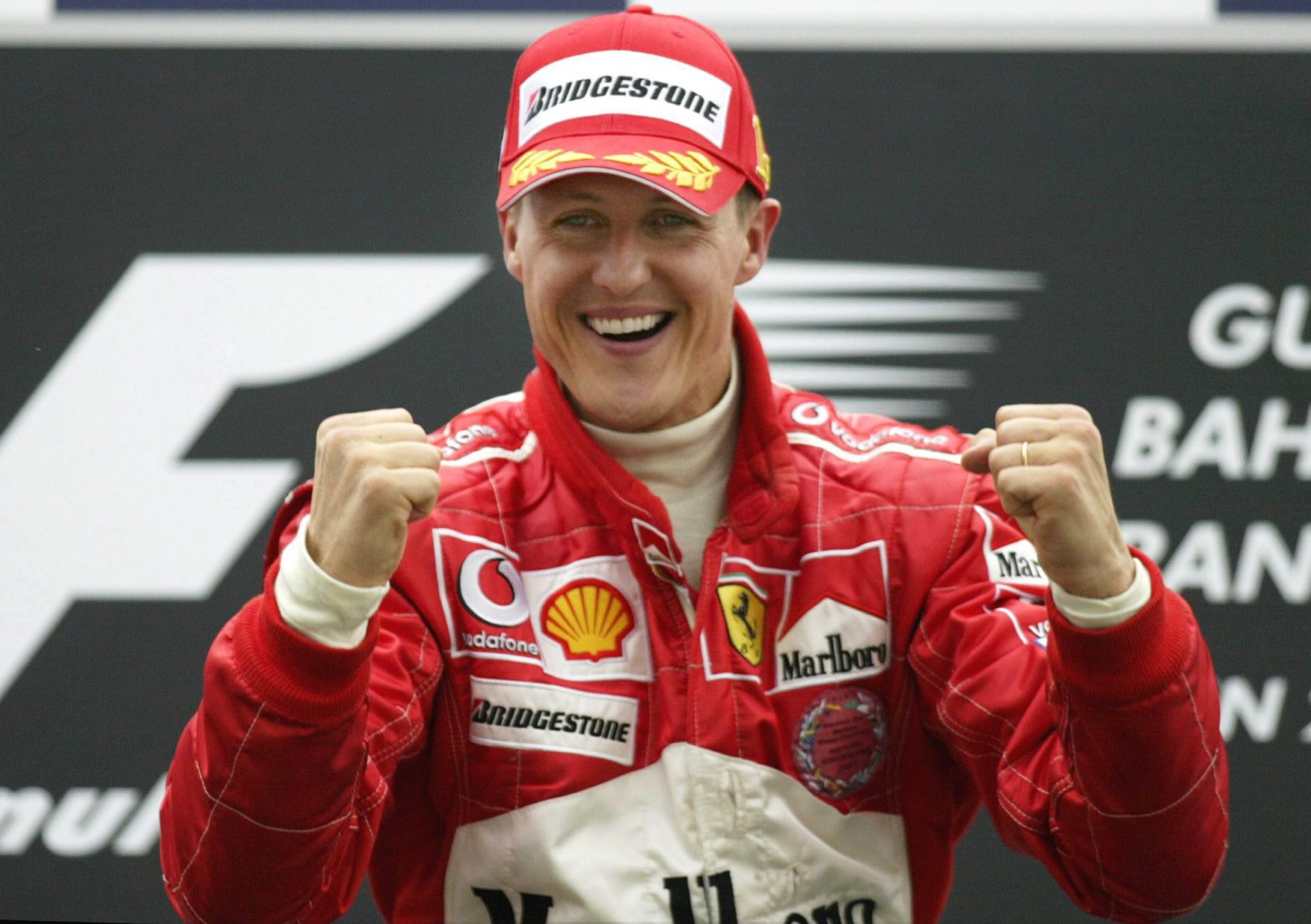 Michael Schumacher at Bahrain in 2004