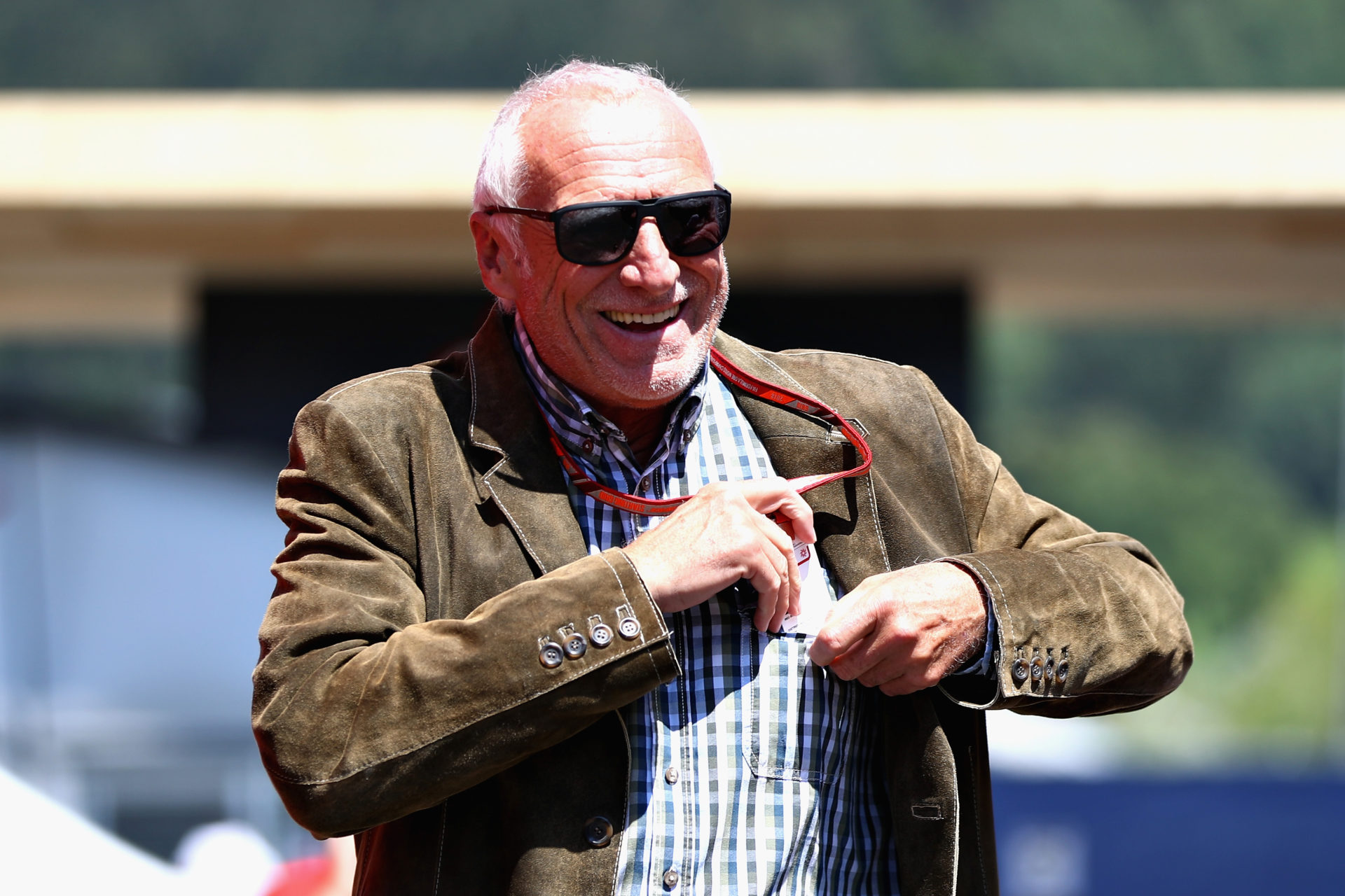 Red Bull boss Mateschitz at the Austrian Gp