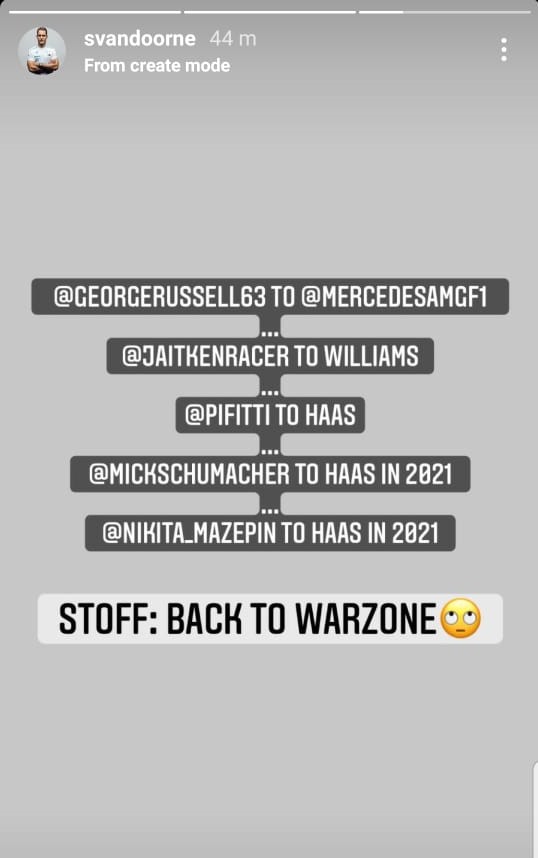 Stoffel Vandoorne Hilariously Trolls Himself After Missing Out on Mercedes Drive to Russell
