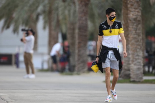 Esteban Ocon (FRA) Renault F1 Team.
03.12.2020. Formula 1 World Championship, Rd 16, Sakhir Grand Prix, Sakhir, Bahrain, Preparation Day.
- www.xpbimages.com, EMail: requests@xpbimages.com © Copyright: Charniaux / XPB Images