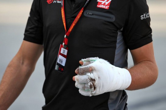 Romain Grosjean (FRA) Haas F1 Team.
05.12.2020. Formula 1 World Championship, Rd 16, Sakhir Grand Prix, Sakhir, Bahrain, Qualifying Day.
- www.xpbimages.com, EMail: requests@xpbimages.com &copy; Copyright: Moy / XPB Images