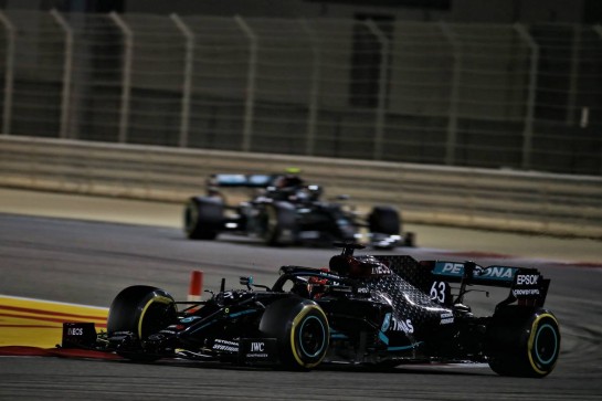George Russell (GBR) Mercedes AMG F1 W11.
06.12.2020. Formula 1 World Championship, Rd 16, Sakhir Grand Prix, Sakhir, Bahrain, Race Day.
- www.xpbimages.com, EMail: requests@xpbimages.com &copy; Copyright: Batchelor / XPB Images