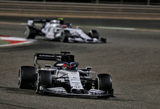Daniil Kvyat (RUS) AlphaTauri AT01.
06.12.2020. Formula 1 World Championship, Rd 16, Sakhir Grand Prix, Sakhir, Bahrain, Race Day.
- www.xpbimages.com, EMail: requests@xpbimages.com &copy; Copyright: Moy / XPB Images