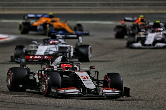 Pietro Fittipaldi (BRA) Haas VF-19.
06.12.2020. Formula 1 World Championship, Rd 16, Sakhir Grand Prix, Sakhir, Bahrain, Race Day.
- www.xpbimages.com, EMail: requests@xpbimages.com &copy; Copyright: Moy / XPB Images