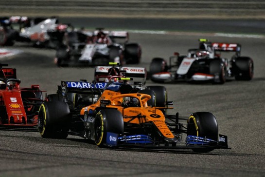 Lando Norris (GBR) McLaren MCL35.
06.12.2020. Formula 1 World Championship, Rd 16, Sakhir Grand Prix, Sakhir, Bahrain, Race Day.
- www.xpbimages.com, EMail: requests@xpbimages.com &copy; Copyright: Moy / XPB Images