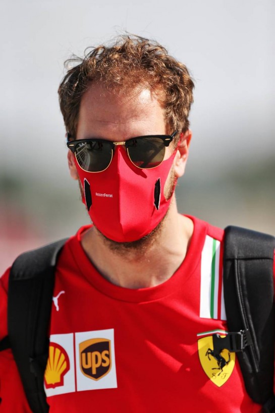 Sebastian Vettel (GER) Ferrari.
10.12.2020. Formula 1 World Championship, Rd 17, Abu Dhabi Grand Prix, Yas Marina Circuit, Abu Dhabi, Preparation Day.
- www.xpbimages.com, EMail: requests@xpbimages.com © Copyright: Moy / XPB Images