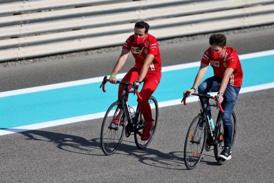 Charles Leclerc (MON) Ferrari rides the circuit.
10.12.2020. Formula 1 World Championship, Rd 17, Abu Dhabi Grand Prix, Yas Marina Circuit, Abu Dhabi, Preparation Day.
- www.xpbimages.com, EMail: requests@xpbimages.com © Copyright: Moy / XPB Images