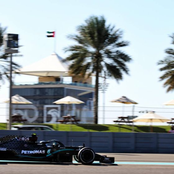 Verstappen narrowly edges Bottas in Abu Dhabi FP1