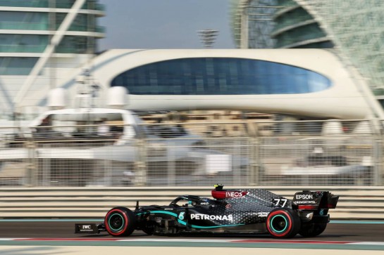 Valtteri Bottas (FIN) Mercedes AMG F1 W11.
12.12.2020. Formula 1 World Championship, Rd 17, Abu Dhabi Grand Prix, Yas Marina Circuit, Abu Dhabi, Qualifying Day.
- www.xpbimages.com, EMail: requests@xpbimages.com &copy; Copyright: Batchelor / XPB Images