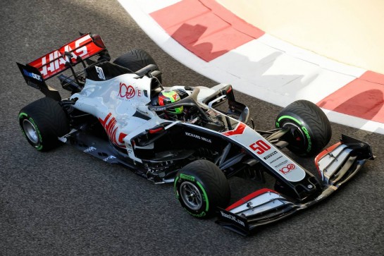 Mick Schumacher (GER) Haas VF-20 Test Driver.
15.12.2020. Formula 1 Testing, Yas Marina Circuit, Abu Dhabi, Tuesday.
- www.xpbimages.com, EMail: requests@xpbimages.com &copy; Copyright: Batchelor / XPB Images