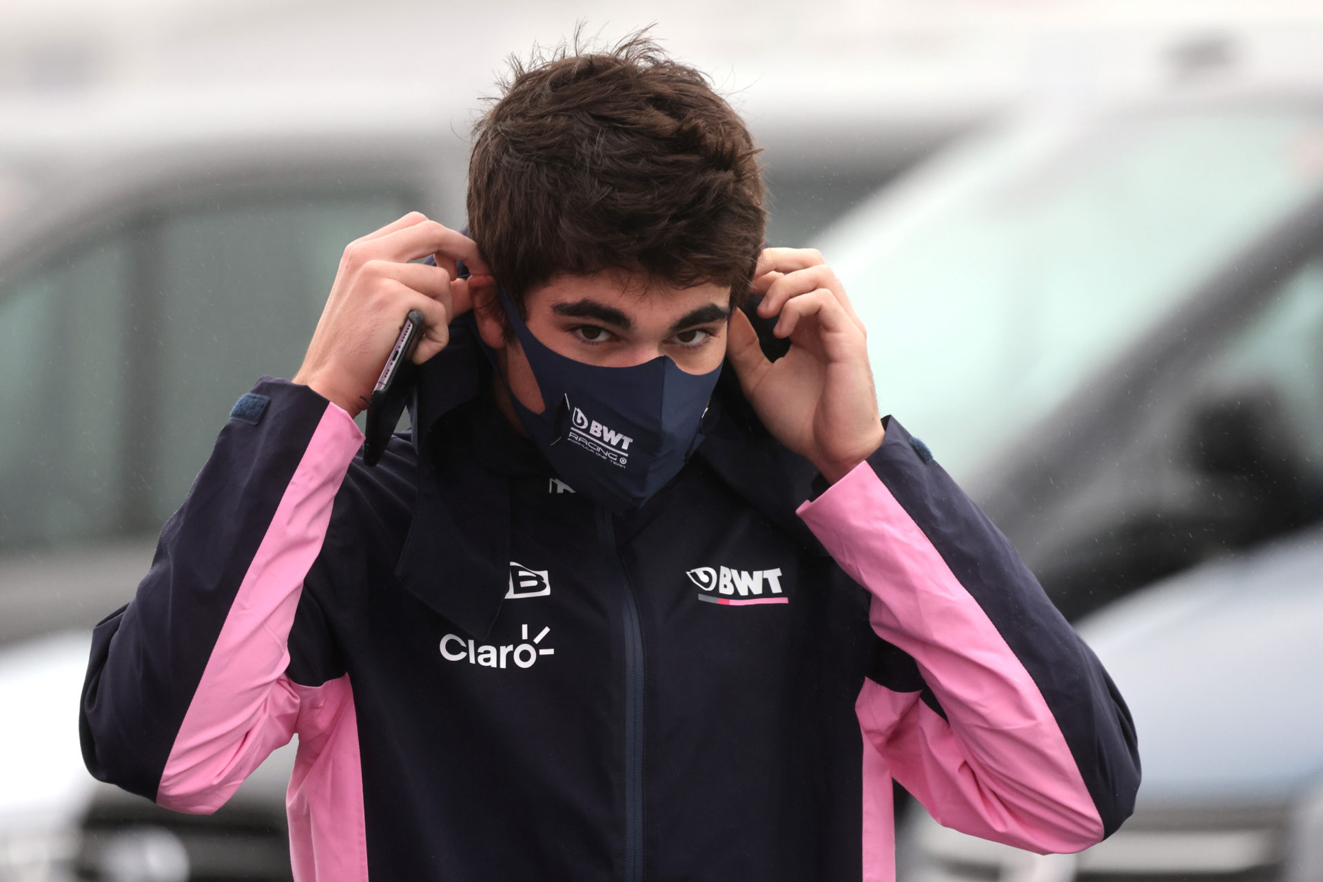 Lance Stroll at the Nurburgring circuit