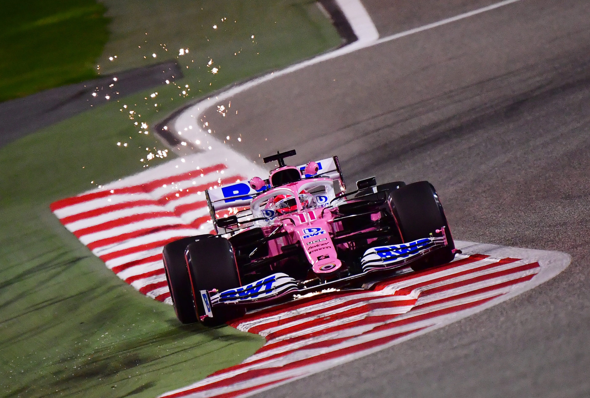 Sergio Perez during the Sakhir Grand Prix