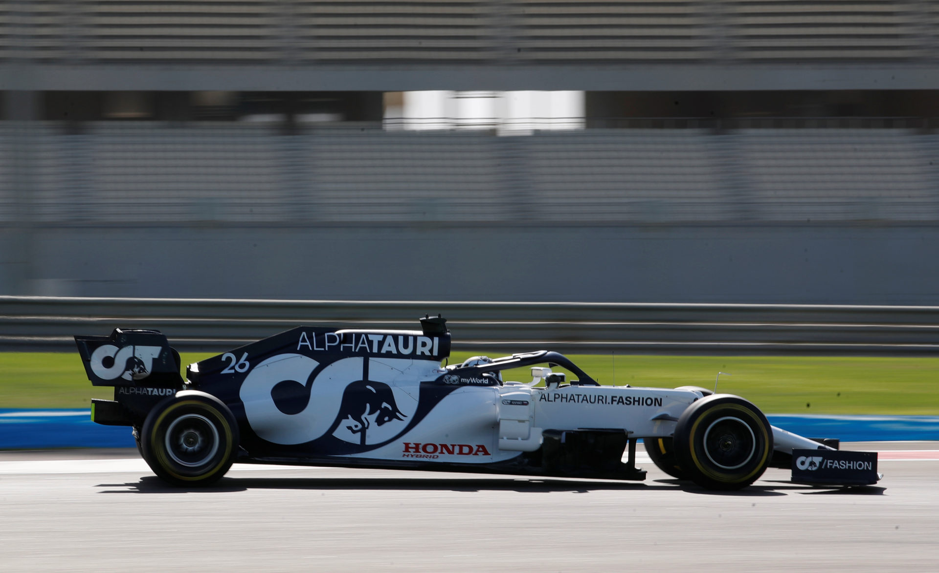 F1 driver Daniil Kvyat during Abu Dhabi GP practice