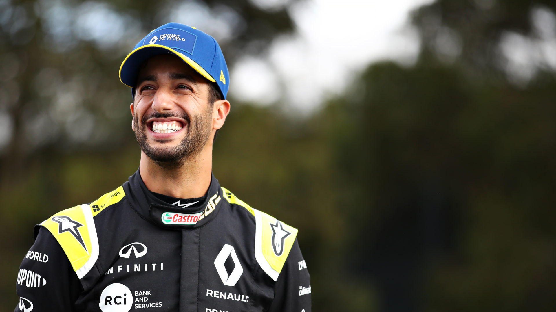 former Renault driver Daniel Ricciardo ahead of the Australian Gran Prix