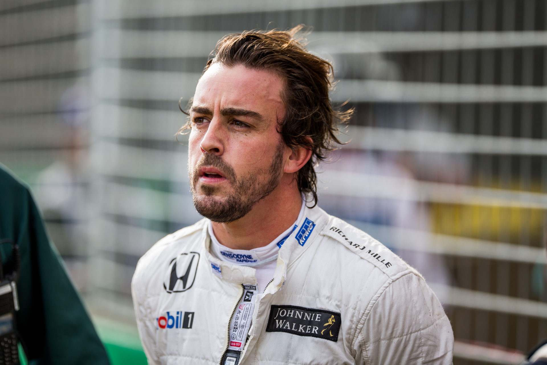 F1 driver Fernando Alonso prior to the Australian GP race