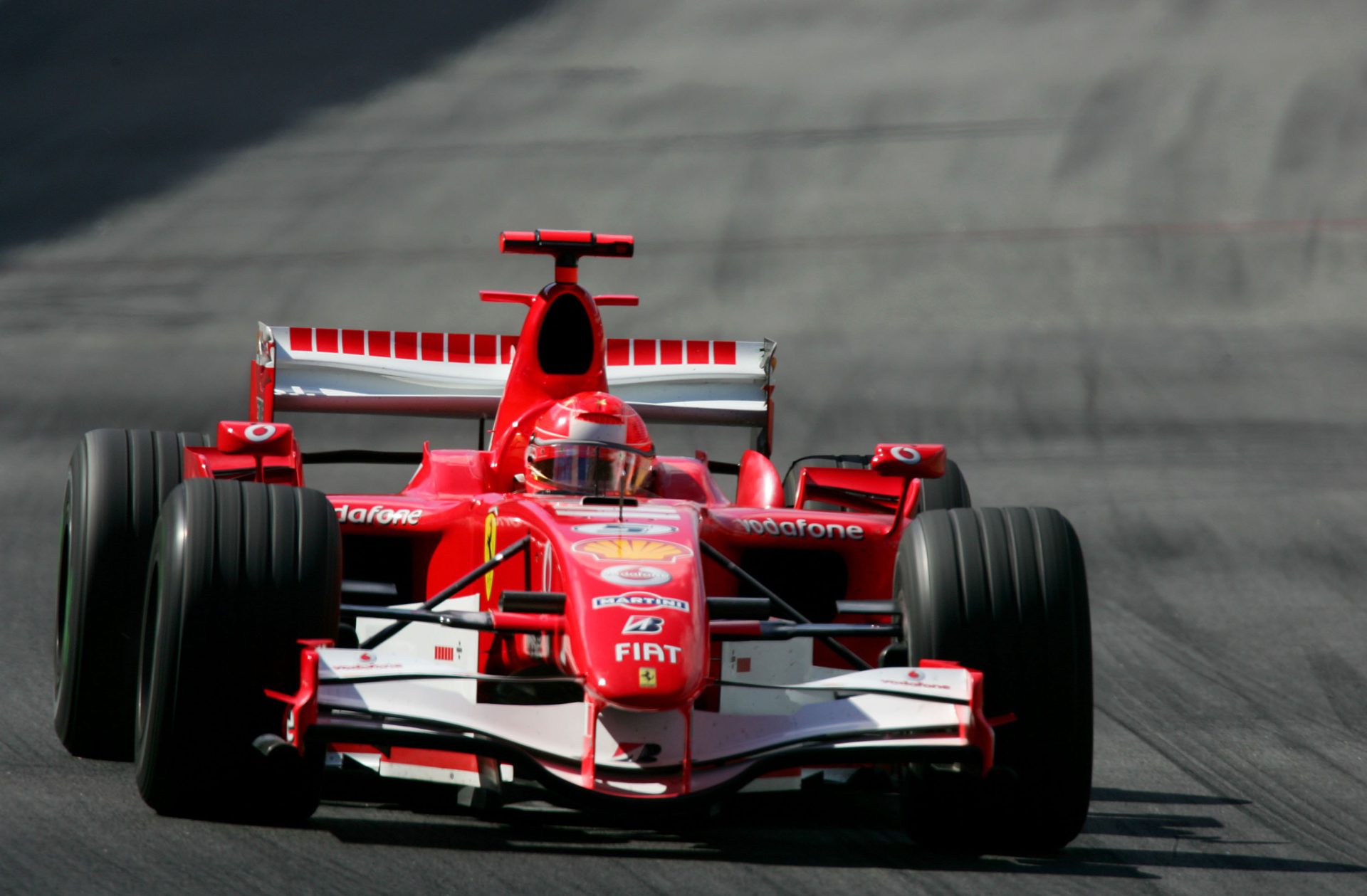 Michael Schumacher at the Brazilian Grand Prix 2006