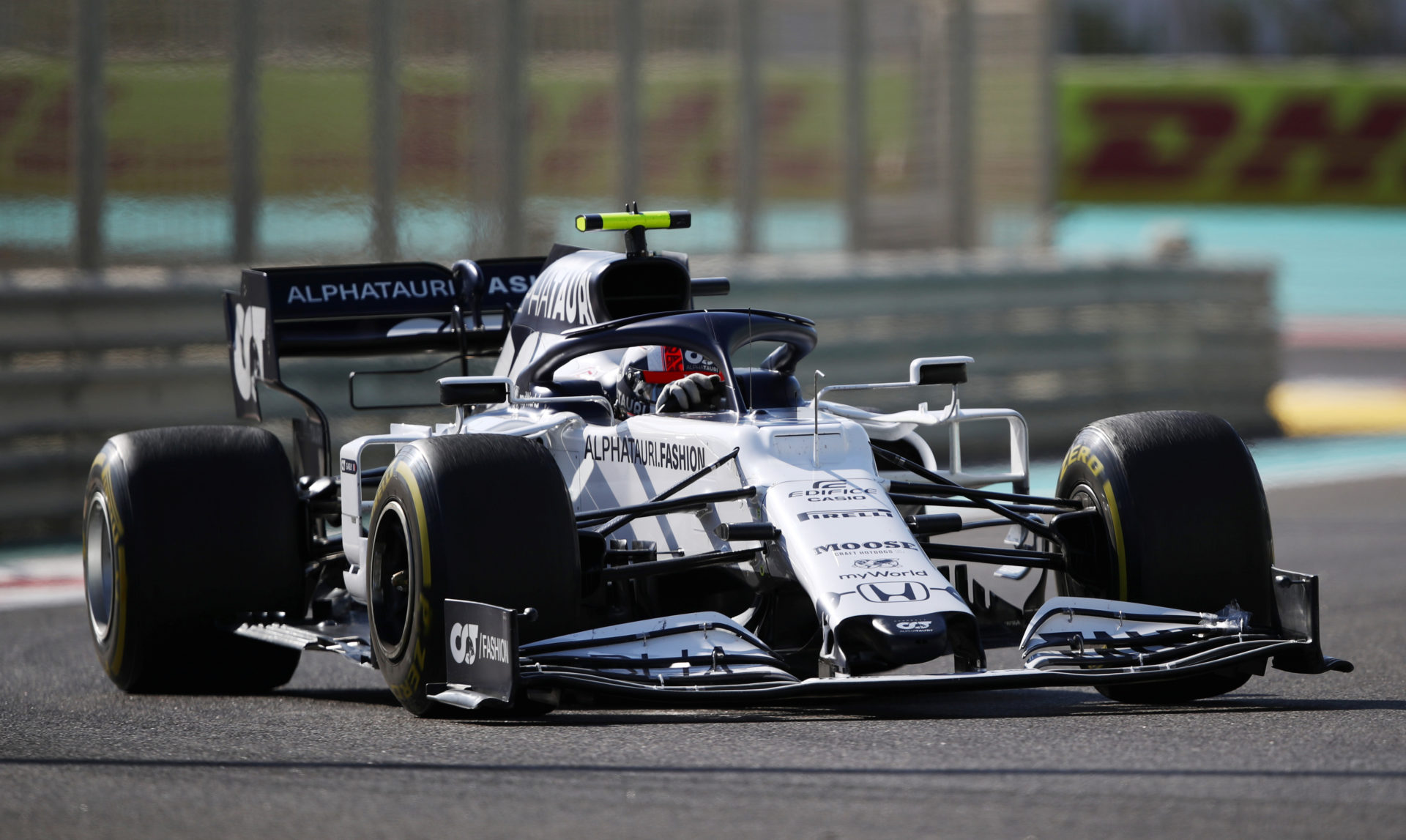 Pierre Gasly during the Abu Dhabi GP practice