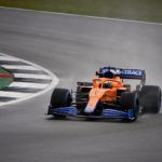 Ricciardo samples McLaren MCL35M at Silverstone