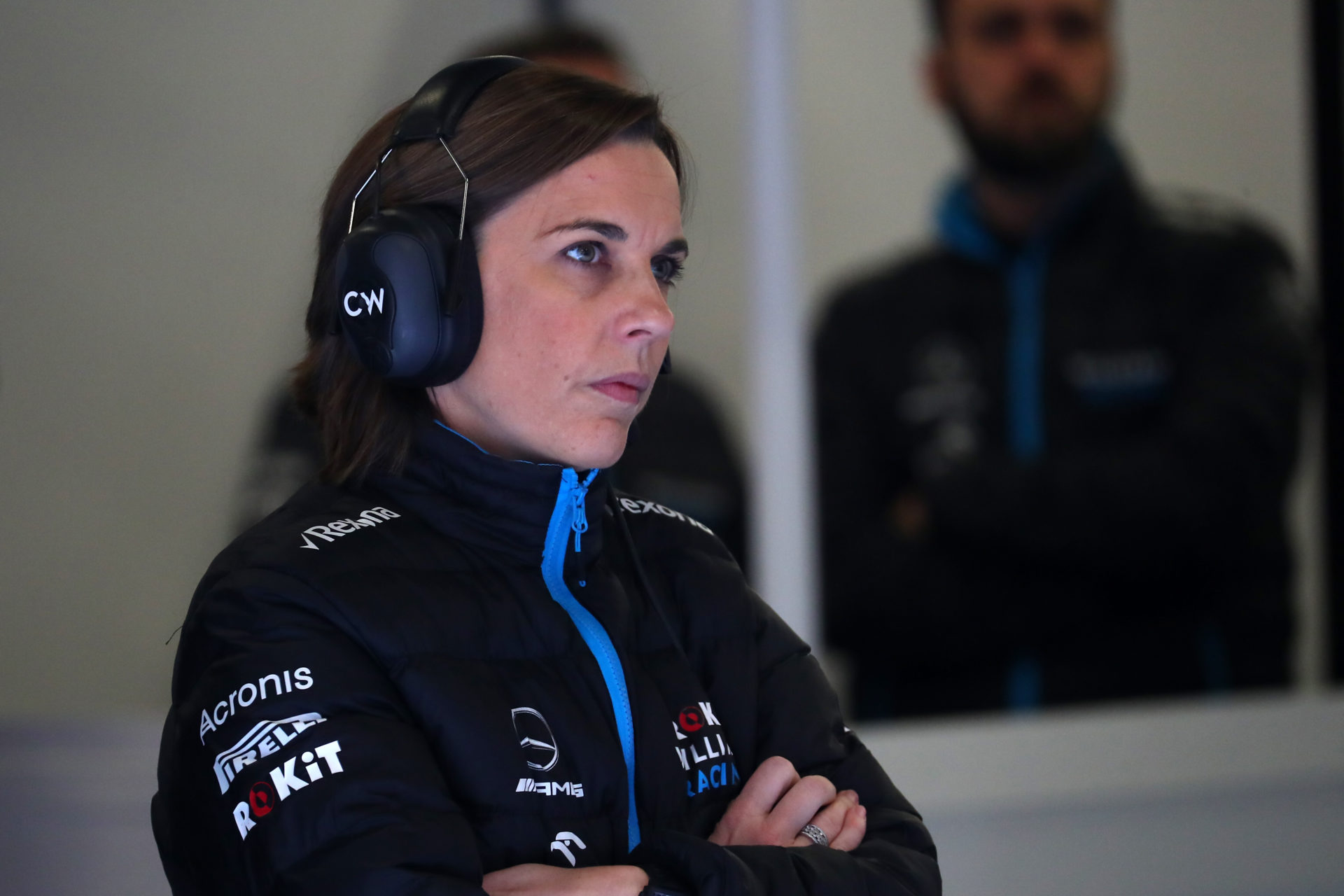 Claire Williams during F1 winter testing in Spain