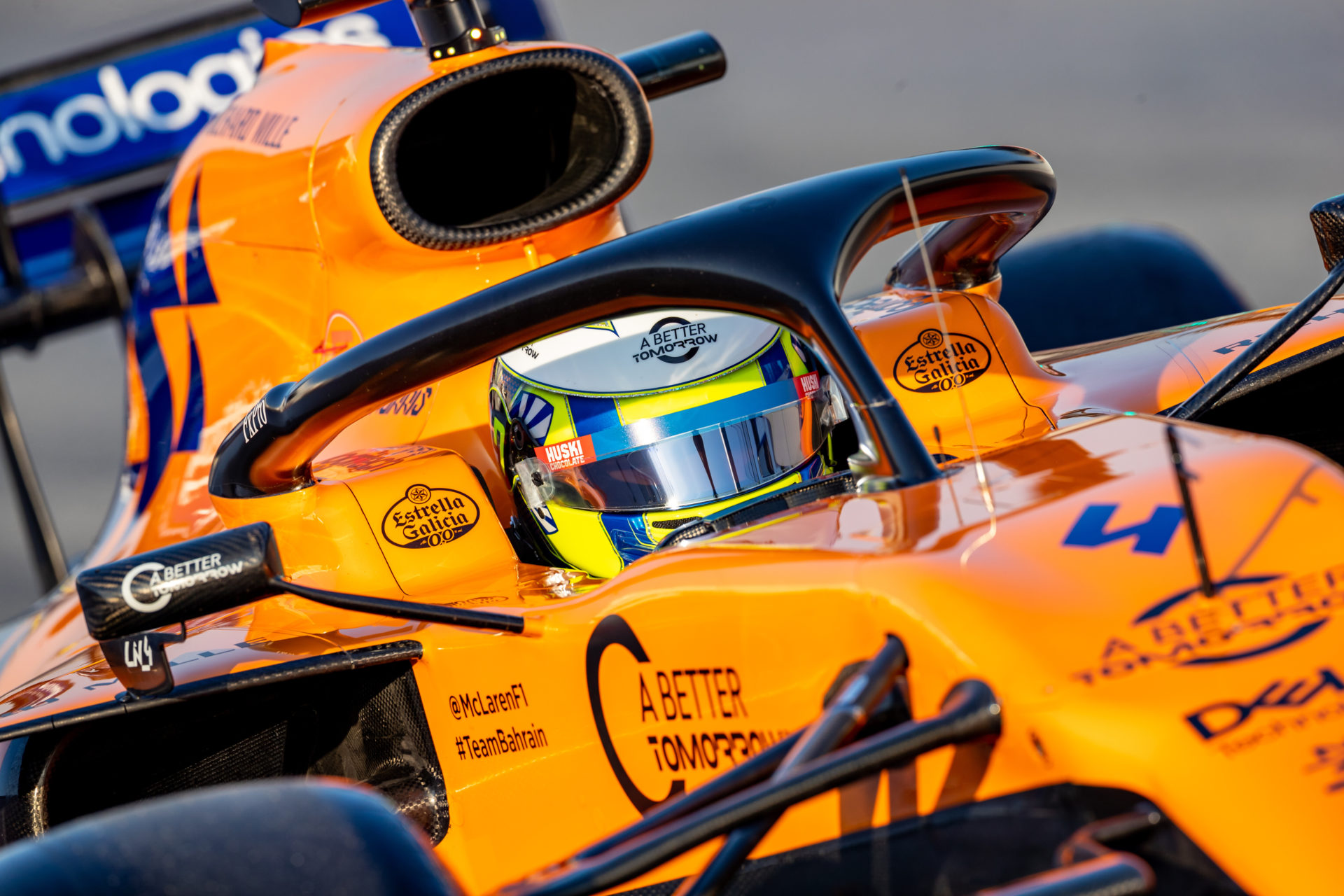 Lando Norris in action for McLaren