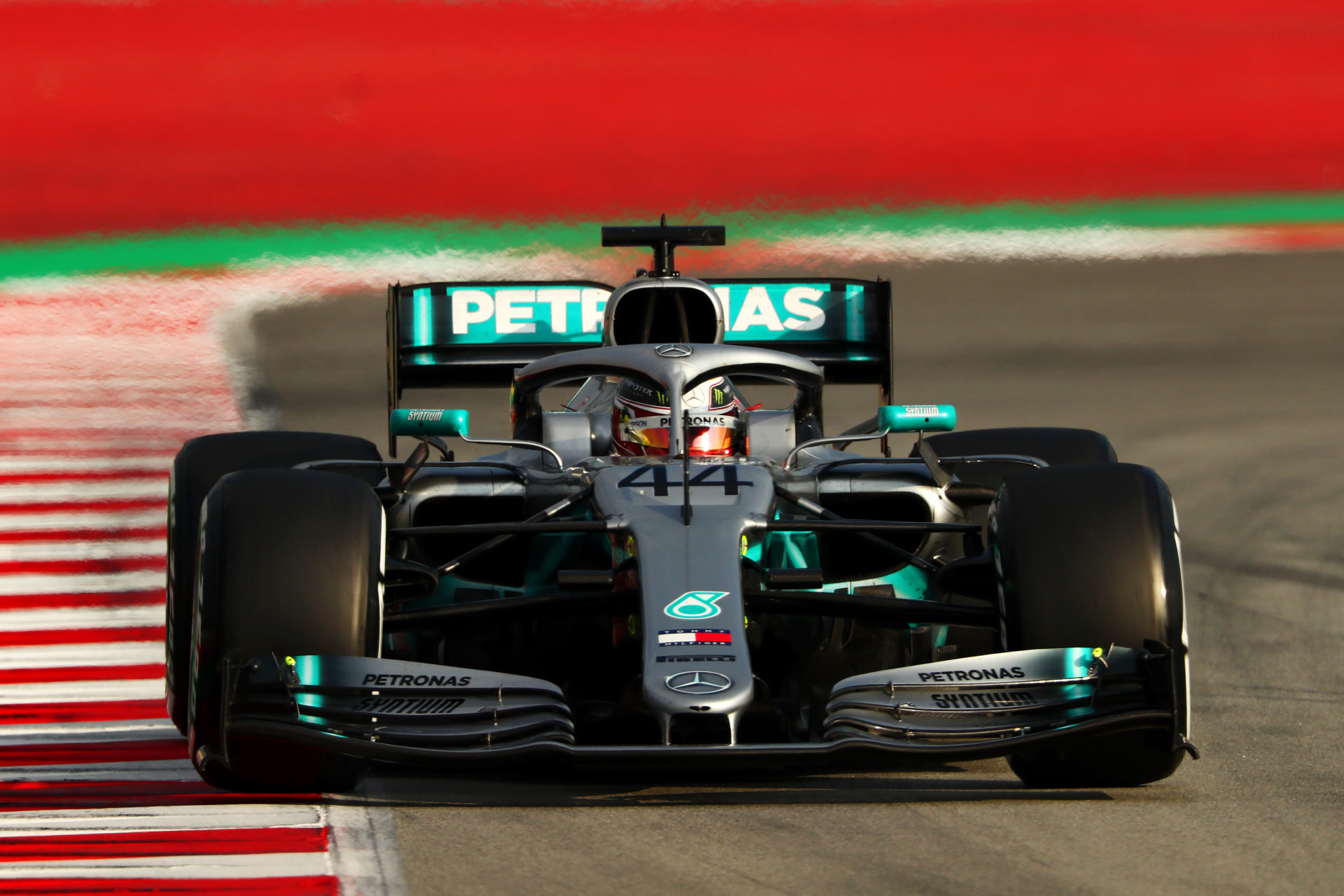 Merccedes during the winter testing in Barcelona