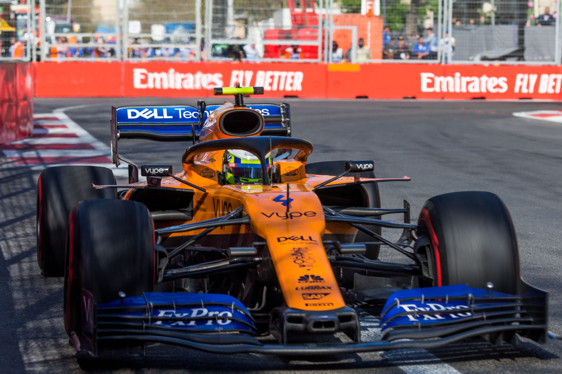 Lando Norris at the Azerbaijan Grand Prix