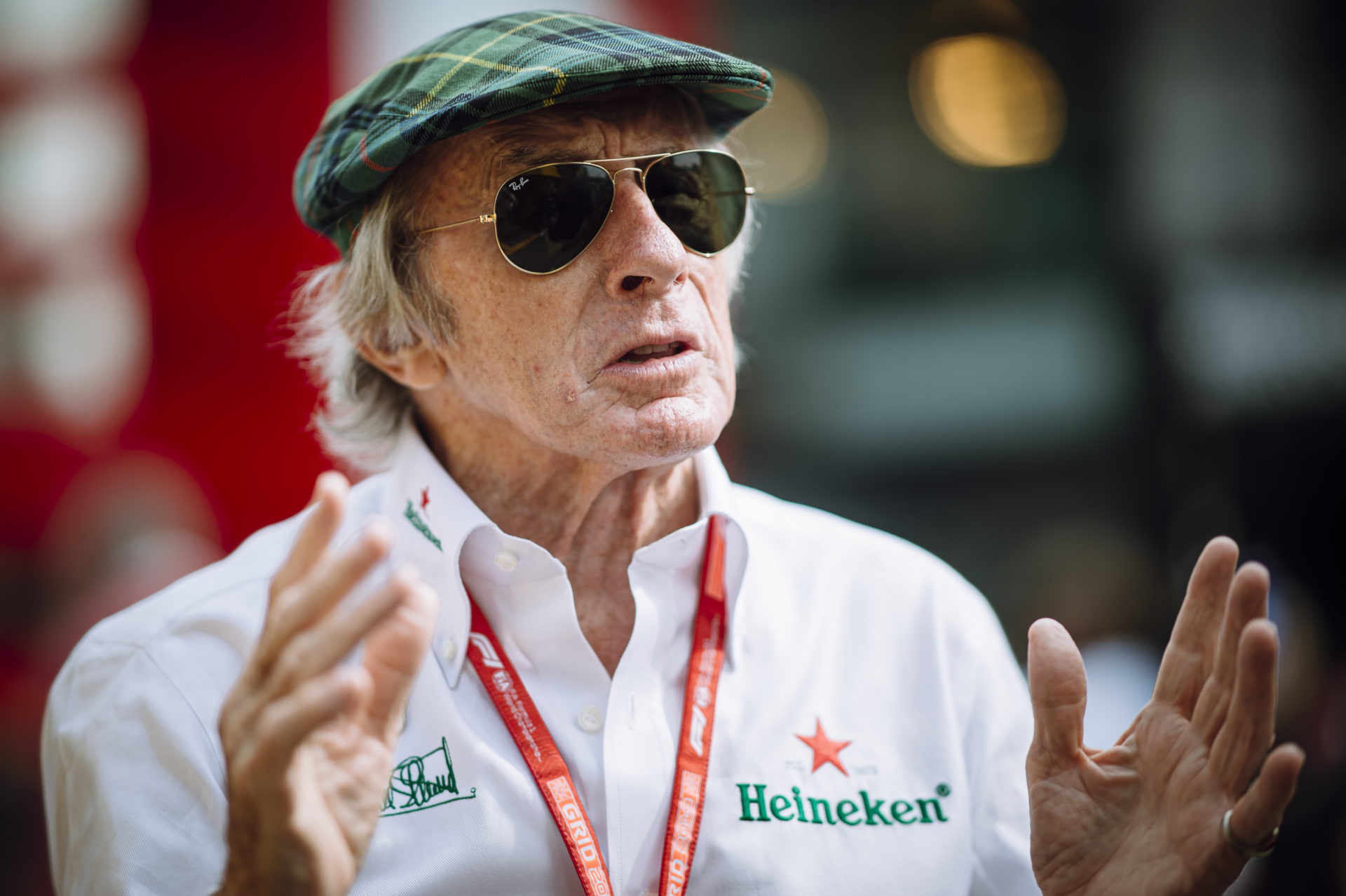 F1 legend Jackie Stewart at Monza
