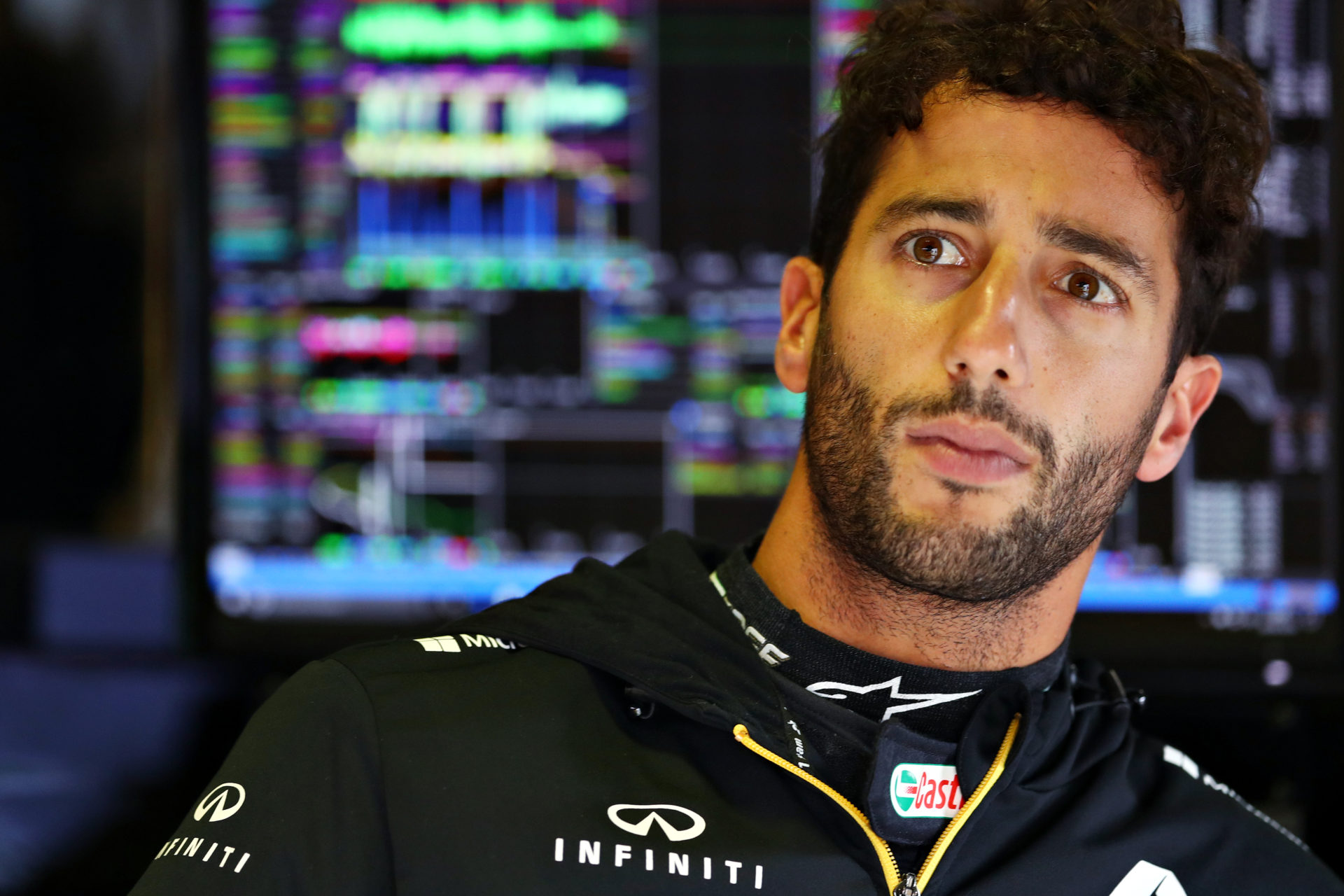Daniel Ricciardo prior to the Italian GP