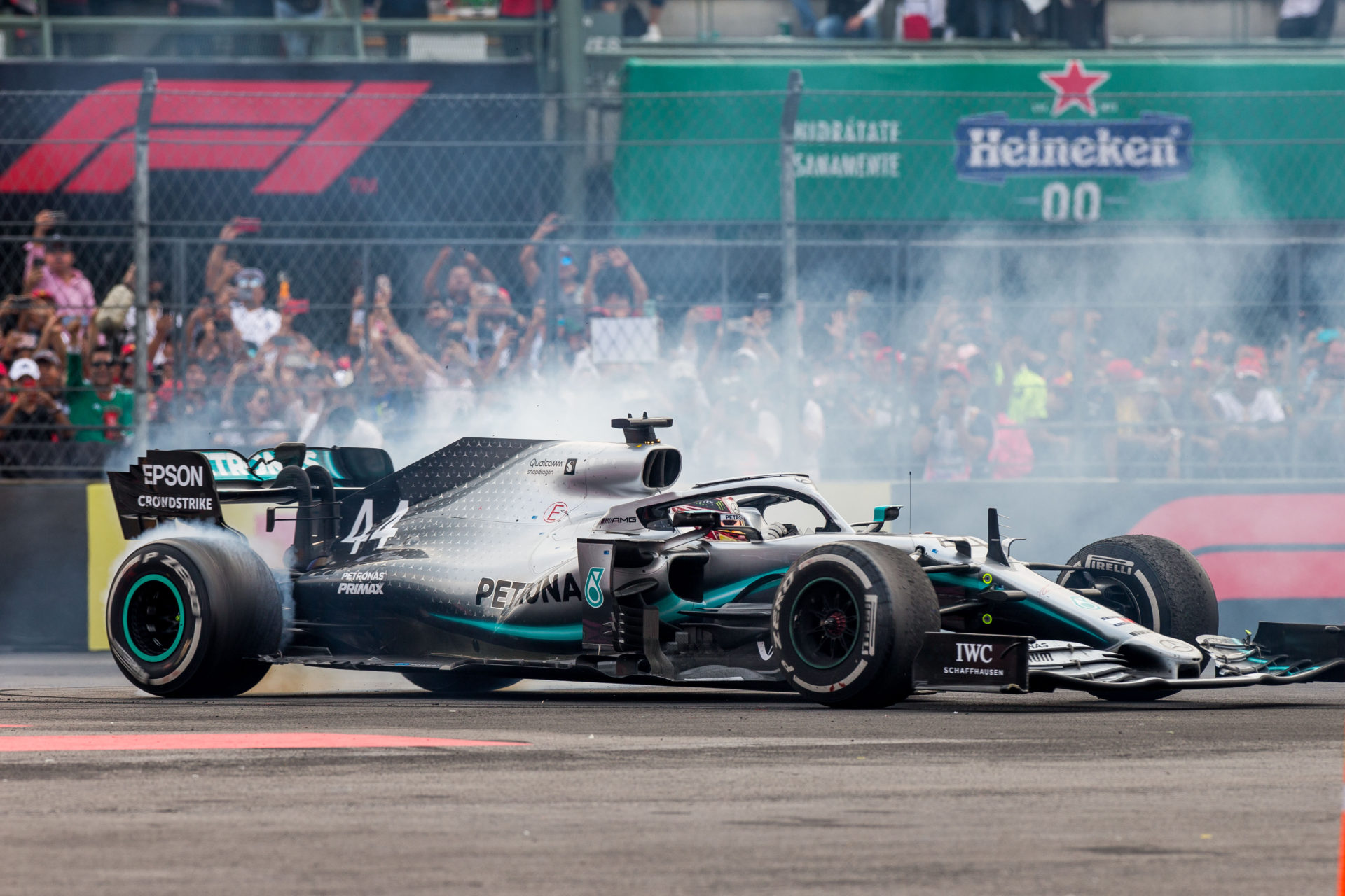 Mercedes' Lewis Hamilton during the Mexican GP