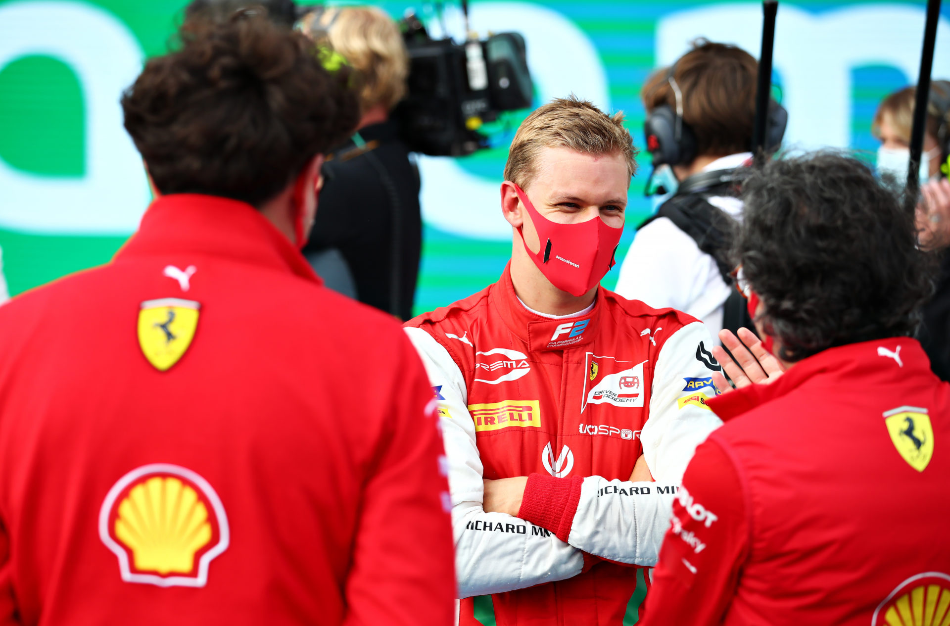 Mick Schumacher after the F2 Hungarian Grand Prix race