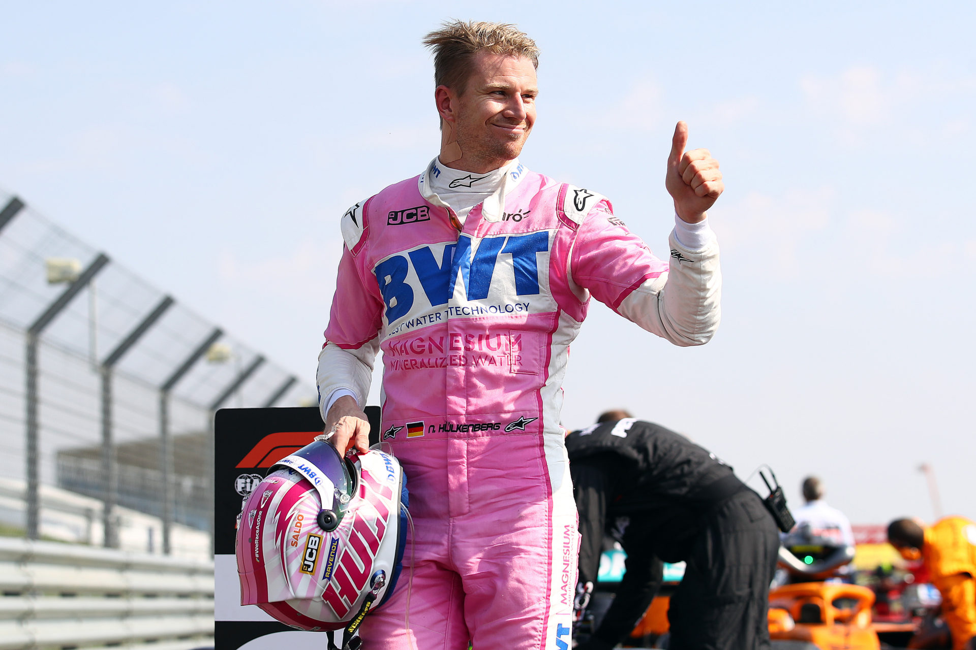 Nico Hulkenberg during the 70th Anniversary F1 GP