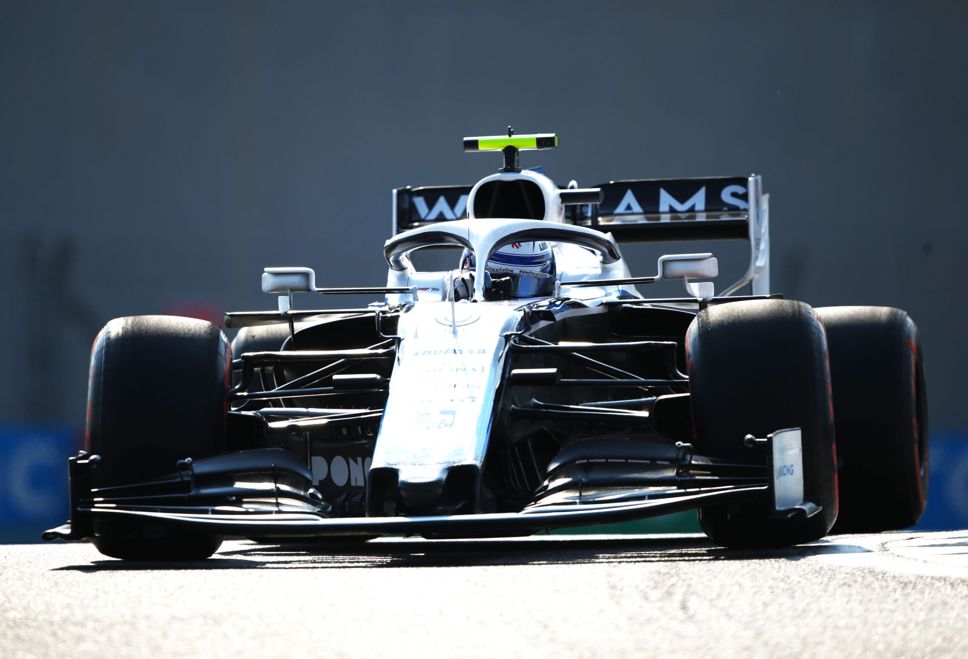 Nicholas Latifi during final practice ahead of the F1 Grand Prix of Abu Dhabi 