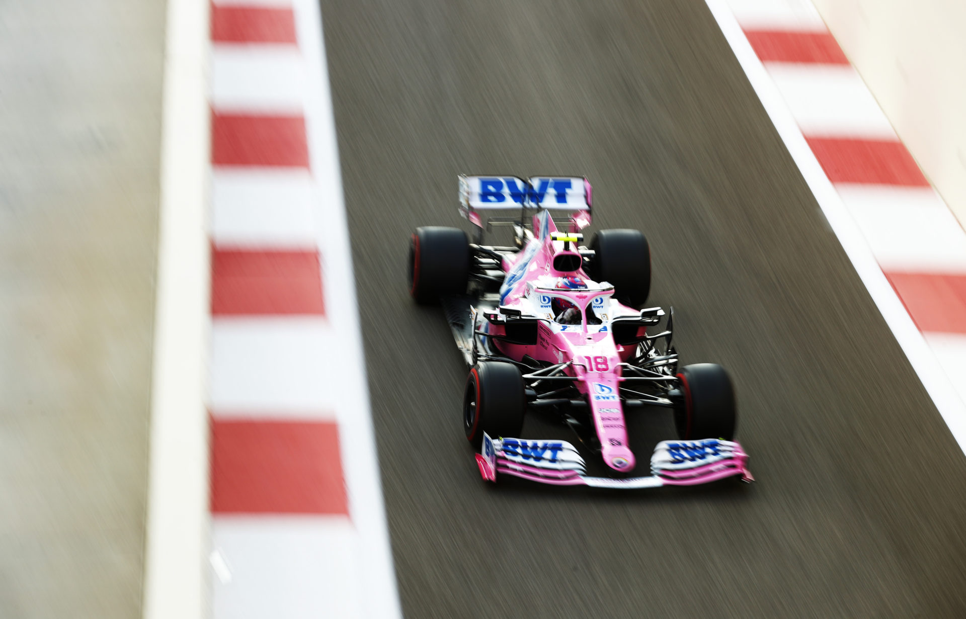 Lance Stroll in action for Racing Point