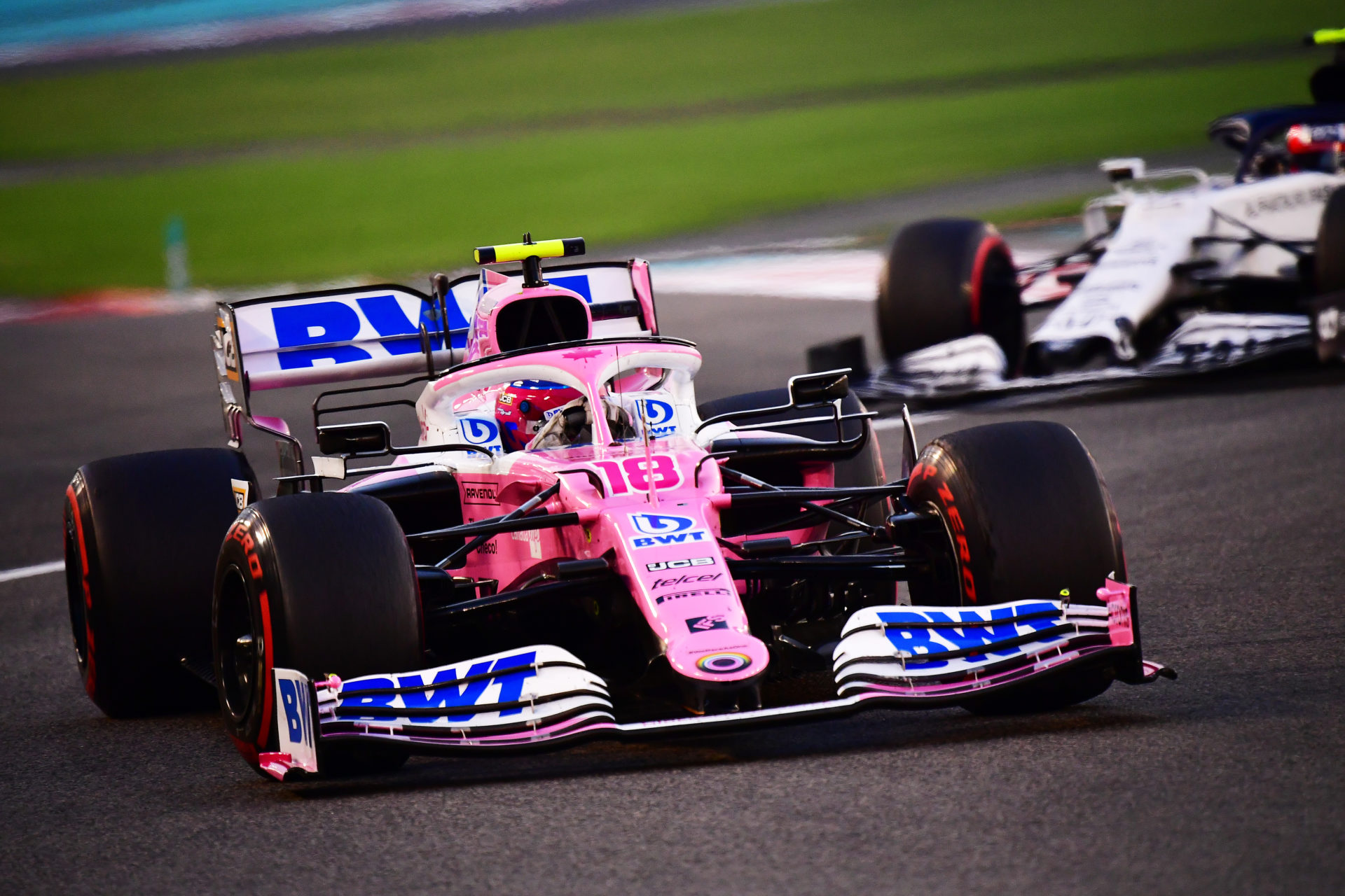 Lance Stroll during the 2020 Abu Dhabi GP