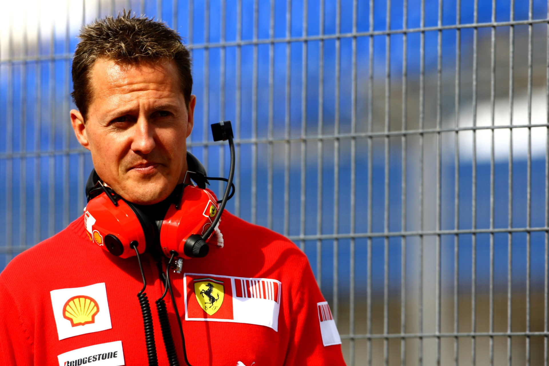 Michael Schumacher of Germany and team Ferrari