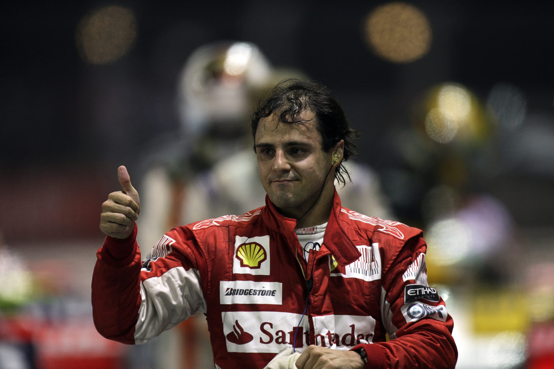 Ferrari F1 driver Felipe Massa at the Singapore GP