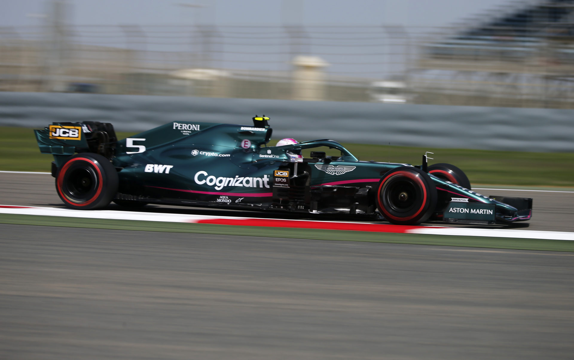 Sebastian Vettel during 2021 F1 pre-season testing