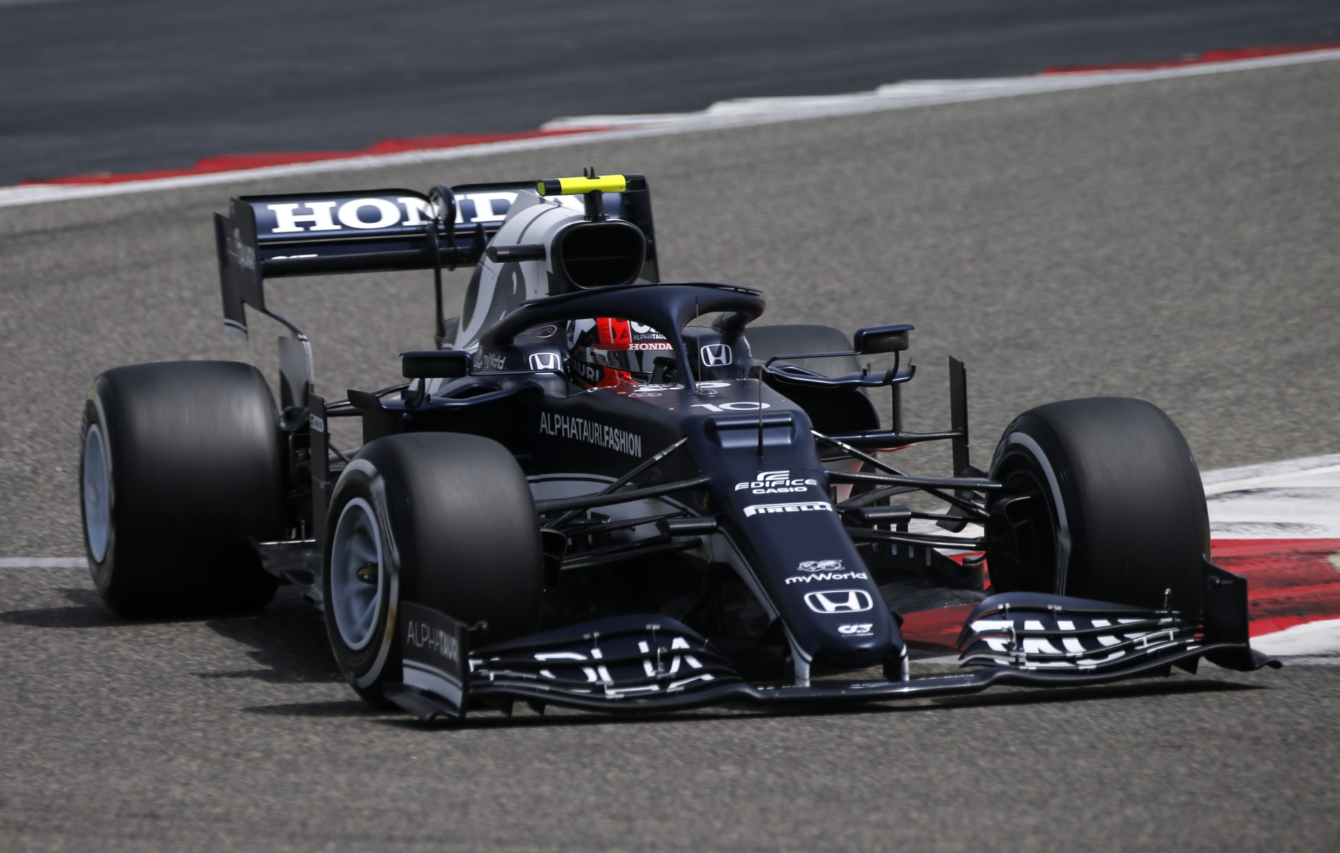 Pierre Gasly during the pre-season F1 testing