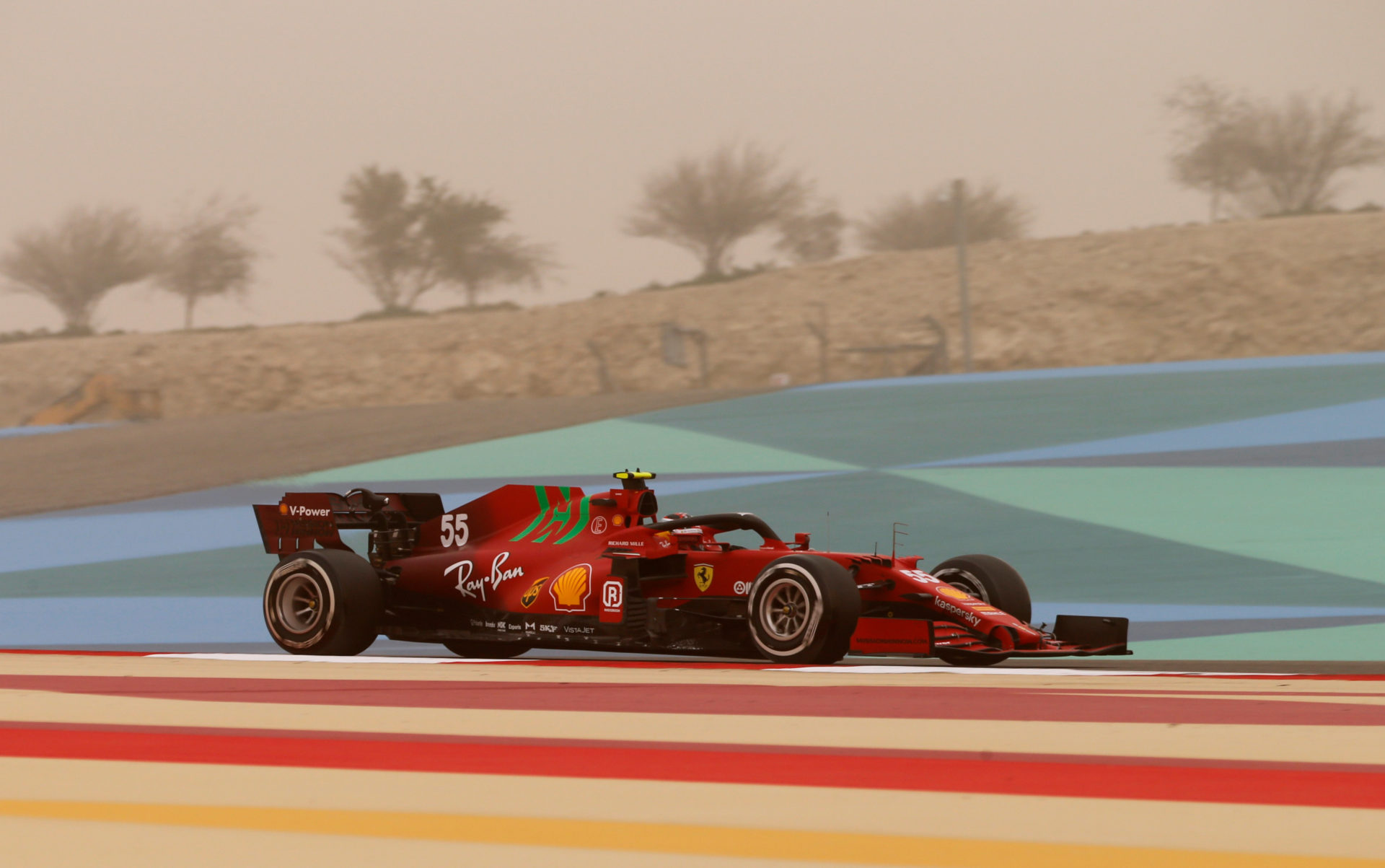 Carlos Sainz during the pre-season testing